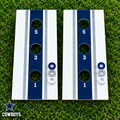 WishyWashy white striped washer toss board set in Dallas Cowboys colors