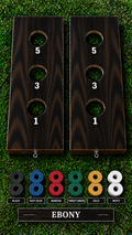 WishyWashy two-board game set in Ebony wood stain