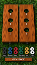 WishyWashy two-board game set in Gunstock wood stain