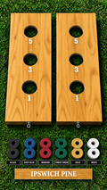 WishyWashy two-board game set in Ipswich Pine wood stain