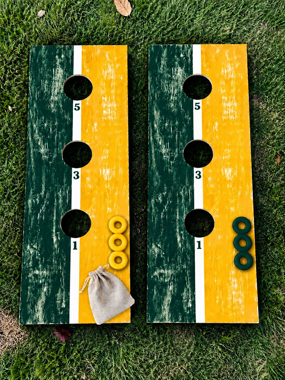 green bay packers WishyWashy washer toss boards