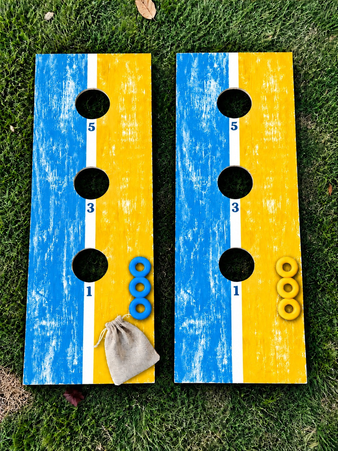 los angeles chargers WishyWashy washer toss boards